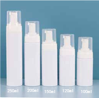 100 ml à 250 ml PET Plastique Distributeur de liquide Nettoyant pour le visage Lotion Emballage Pompe Bouteille