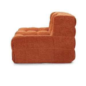 Canapé-Chaise Double en Mousse Haute Densité <span class=keywords><strong>Orange</strong></span> Vif Personnalisable, Confort Ultime pour Appartement, Centre Commercial, Villa, Salon et Loisirs - Product Image 3