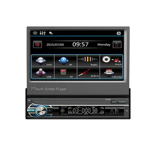 Competitive Price Universal One Din Telescopic Multimedia Car MP5 Player USB FM Mirror Link Rear View SWC