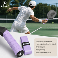 Sangle de poignée de raquette de padel douce, absorbante, collante et confortable avec coussin pour l'entraînement au padel