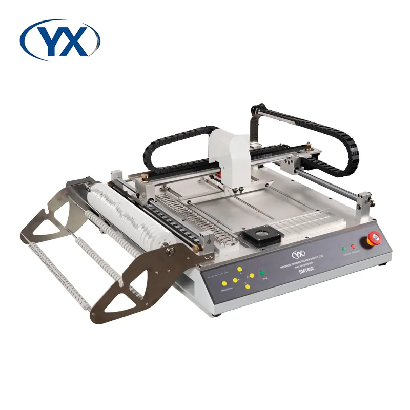 Yingxing SMT Equipment piccola macchina PCB automatica Desktop SMT802A Pick And Place utilizzata con il sistema visivo