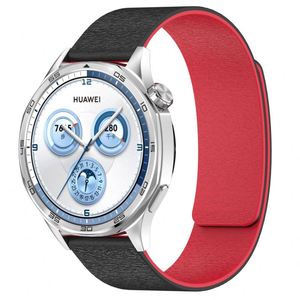 Lusso 20mm 22mm cinturino magnetico in Silicone per <span class=keywords><strong>Samsung</strong></span> orologio 7 6 5 <span class=keywords><strong>4</strong></span> Redmi orologio 5 attivo per HUAWEI <span class=keywords><strong>Watch</strong></span> cinturino traspirante nuovo rosso - Product Image 1
