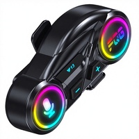 Headphone Motor Nirkabel Chip 6.0 dengan Daya Tahan Super Lama untuk Hands-free, Tahan Air, Peredam Kebisingan Angin, dan Radio FM
