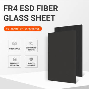 高機械強度0.5-50mmボードブラック帯電防止1220 * 2040mm ESD FR4シート - Product Image 4