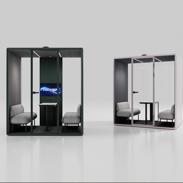 Acoustic booth privacypod office meeting hush pods acoustic meeting pod