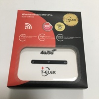 T-elek 2024 nouveau modèle TM6 3000mAh routeur sans fil 4G Mifis 300Mbps Hotspot Wifi 4G LTE routeur avec emplacement pour carte SIM