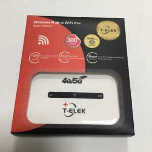 T-elek 2024 nuevo modelo <span class=keywords><strong>TM6</strong></span> 3000mAh inalámbrico 4G Mifis Router 300Mbps Hotspot <span class=keywords><strong>Wifi</strong></span> 4G LTE Router con ranura para tarjeta SIM - Product Image 2