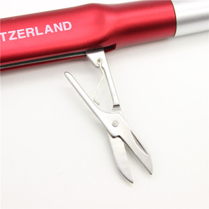 Penna a sfera con forbice pieghevole creativa a forma di autodifesa a forma di coltello pubblicitario da 1.0mm per corpo animale da regalo penna rotante - Product Image 5
