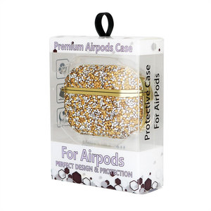 Estuche de Lujo para <span class=keywords><strong>AirPods</strong></span> Pro 2 3 4, Funda de PC con Diamantes de Imitación Brillantes para Mujer, Venta al por Mayor, Entrega a Tiempo del 99.5% de Fábrica - Product Image 5