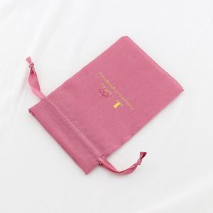 Pochette à bijoux en soie chinoise de luxe promotionnelle avec logo imprimé - Product Image 4