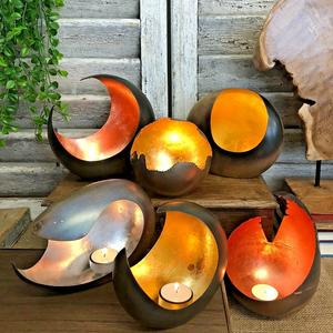 Bougeoir votif en métal, 20 pièces, décoration - Product Image 1