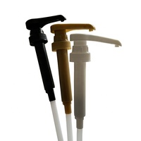 5ml 8ml 10ml 28mm 28-400 28-410 sirop liquide de qualité alimentaire sauce au miel sirop en plastique sirop de café noir pompe à miel pompe distributeur