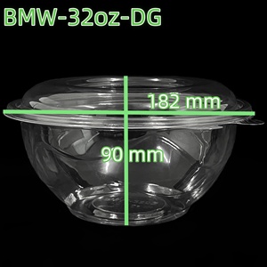 Bán hàng nóng 32 36 oz nhựa bên trong hỗ trợ tái chế bao bì hộp container cho thực phẩm và bánh ngọt - Product Image 3