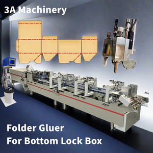 CQT-900 tăng cường loại tự động khóa dưới thư mục gluer tự động gấp Máy dán Máy qua máy giấy thư mục máy - Product Image 5