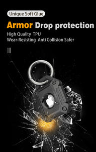 Llavero acrílico resistente para exteriores, soporte de rastreador deportivo, montañismo, funda <span class=keywords><strong>Airtag</strong></span> de Apple, Protector antipérdida para soporte <span class=keywords><strong>Airtag</strong></span> - Product Image 4