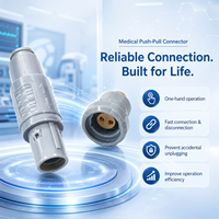 UHUB PAG.2P Prise circulaire médicale 16 broches à déconnexion rapide pour câble de caméra d'endoscope, certifiée CE RoHS