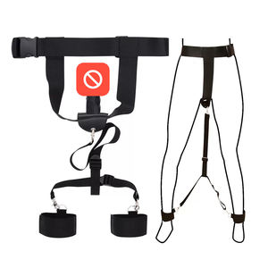 Ingranaggio per Bondage lesbico per adulti da gioco con cinturino per pene vaginale Dildo imbracatura pantaloni polsini imbracatura Strapons per flirt Bondage - Product Image 1
