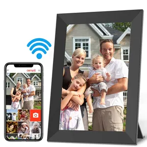 10.1 इंच Android तस्वीर फ्रेम एलसीडी टच स्क्रीन खुली सीमा तस्वीरें वीडियो डिजिटल फोटो फ्रेम वाईफाई