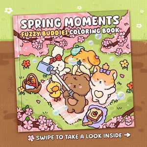 Livre de coloriage et de dessin à succès sur le thème des animaux de dessin animé de la série Noël et Nouvel An, idéal pour la planification quotidienne, avec peinture à la gouache – Cadeau parfait - Product Image 5