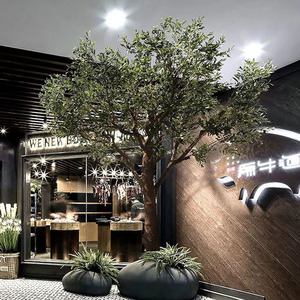 Hight Quality Fiber Glass Custom High Plastic Outdoor Indoor Large Artificial Fake Olive Tree