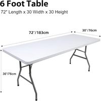 Nappe rectangulaire ajustée en spandex tricoté de 1,80 m, résistante aux plis, extensible, pour la maison, les hôtels, les fêtes, les mariages, les banquets