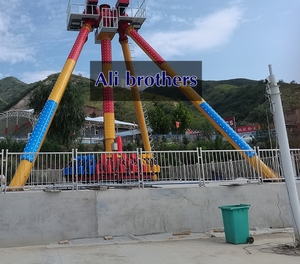 Chaises volantes LED en forme de dinosaure, manège à <span class=keywords><strong>pendule</strong></span> géant, 10+ attractions de parc pour adultes, pour Sinorides Flying Chairs 120 en fibre de verre et acier - Product Image 3