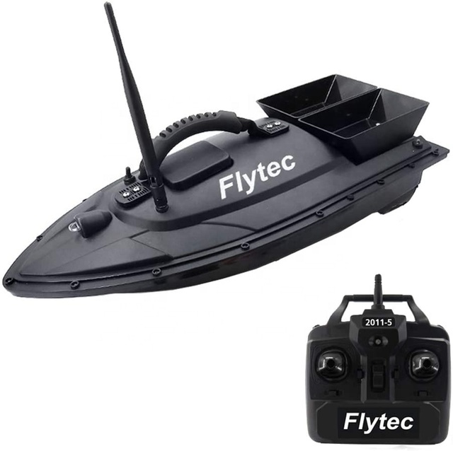 Flytec 2011-5 Fish Finder 1.5kg Loading 500m Remote Control Fishing Bait Boat RC Boat for Children & Adult