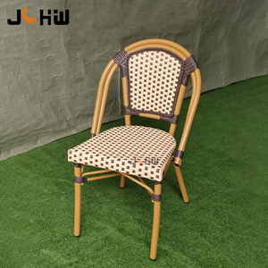 Venta directa de fábrica Muebles de jardín al aire libre Ratán Francés Café al aire libre Bistro Mesa Silla Restaurante Patio Bistro Silla de jardín - Product Image 5
