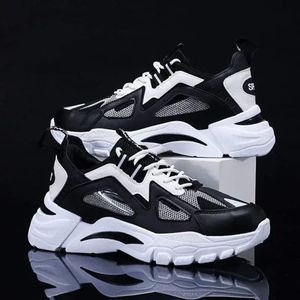 Chaussures de sport décontractées à lacets unisexes pour couples, avec semelles épaisses rehaussantes, idéales pour le basketball et la course à pied - Product Image 3