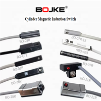 NPN Sensor kedekatan keluaran saklar detektor luka induktivos Sensor magnetik induksi silinder logam