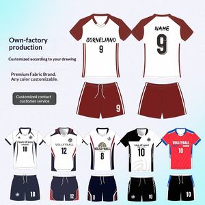 2025 Air-Volleyball Gestreifter Anzug für Herren und Damen, Anpassbare College-Studenten-Team-Wettkampfuniform, Schnelltrocknendes Trikot - Product Image 3