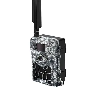 Waterproof 1080P Outdoor 24MP No Glow Night Vision Motion Detection 4G Remote Cellular Trail Cameras