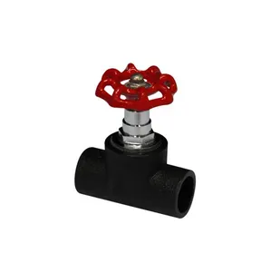Cheap And High Quality HDPE Socket fusion fittings/ pe water pipe fittings Hot fusion brass stop valve