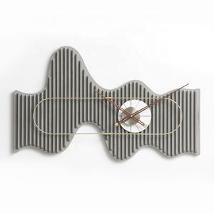 EMITDOOG <span class=keywords><strong>Orologio</strong></span> <span class=keywords><strong>da</strong></span> <span class=keywords><strong>Parete</strong></span> in Legno e Ferro Battuto, Decorazione per Soggiorno, Orologi in Metallo Stile Industriale, Arte Murale Moderna, Orologi Fatti a Mano - Product Image 1