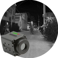Sistema de conducción diurna y nocturna 384 * 288px Seguridad de alta resolución Imagen térmica Cámara de coche Cámaras de camiones