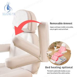 Nouveau design moderne Table de massage de beauté Chaise de salon faciale Pierre de <span class=keywords><strong>jade</strong></span> V3 Lit de massage - Product Image 4