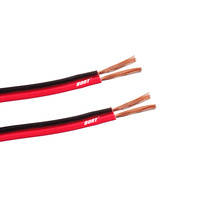 Kabel Speaker Paralel PVC UL2468 2C 18AWG Merah Hitam