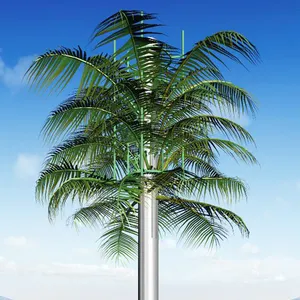 Planta biónica Artificial, torre de antena de telecomunicaciones camuflada y paisajismo