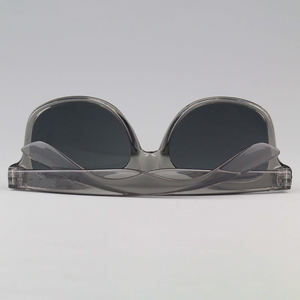 แว่นกันแดดมีเฉดพลาสติกสำหรับผู้หญิงกรอบ UV400ทำโลโก้ได้ตามต้องการสำหรับ PC แนววินเทจใส่ได้ทั้งชายและหญิง - Product Image 5