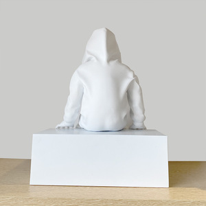 Scultura Astratta Moderna di Lusso Leggero: Ragazzo Misterioso per Ingresso Ufficio, Hall o Regalo d'Arte - Product Image 5