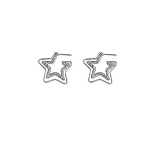 Pendientes de perlas retorcidas en oro cepillado de gran tamaño, joyería llamativa de estilo europeo americano para mujer - Product Image 2