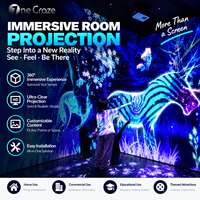 Projecteur laser OEM ODM, système de projection immersive 3D pour salle de cinéma, musée, exposition commerciale