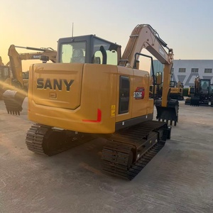 Excavatrice Sany SY75C Modèle 2025, 7,5 tonnes, sur chenilles, jaune, équipement de construction, godet de terrassement de 0,7 m³ de capacité - Product Image 3