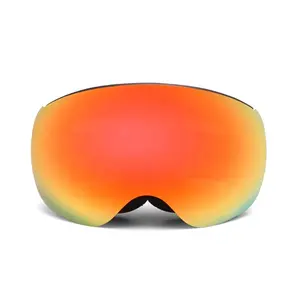 Guangdong Manufacturer Most Popular Snowmobile Goggles Anti-fog OEM UV400 Magnetic Snowboard Glasses Custom Ski Goggle