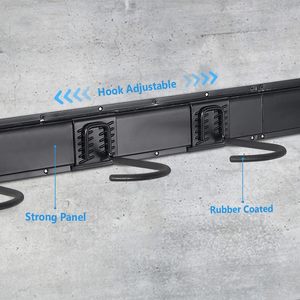 Sistema seguro de almacenamiento de bicicletas con diseño <span class=keywords><strong>antirrobo</strong></span> Bloqueo de ganchos de pared para espacios públicos - Product Image 6