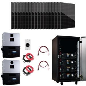 Kit solaire hors réseau scellé en usine, prêt à être expédié, avec batterie 6000XP 20,48 kWh, système complet. - Product Image 3