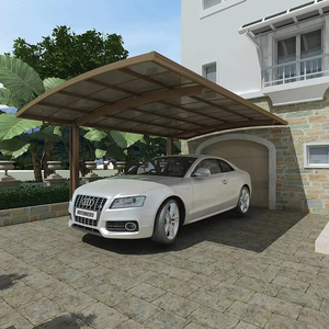<span class=keywords><strong>Abri</strong></span> de voiture extérieur robuste en aluminium, imperméable, avec toit arqué et <span class=keywords><strong>abri</strong></span> fixe attelé - Product Image 4