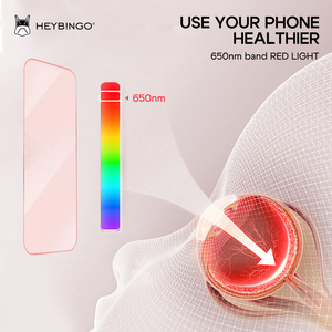 Sang Trọng Ánh Sáng Màu Đỏ 2.5D Tempered Glass Bảo Vệ Màn Hình Phim Cho Iphone 14 15 16 Pro Max Cộng Với Điện Thoại Di Động Phụ Kiện - Product Image 4