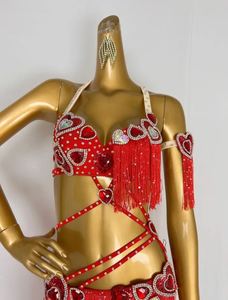 Nuovi Costumi Artigianali per Danza del Ventre Samba e Carnevale, Abbigliamento per Spettacoli di Danza Latina, per Eventi e Spettacoli di Danza del Ventre - Product Image 2