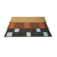 Quacent Bardeaux pour toiture en métal à motif en bois galvanisé haute résistance Tuiles en cèdre revêtu de pierre Matériaux de toiture